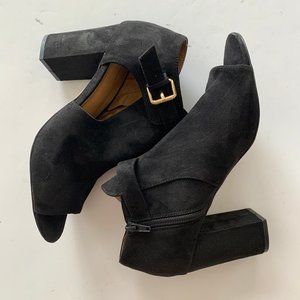 NEW! 14th & Uion Birkley Cutout Block Heel Bootie